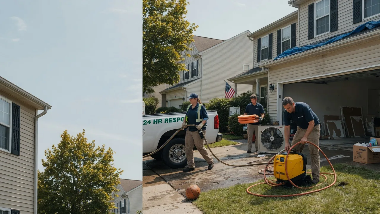 Emergency Water Damage Restoration in Milford Center, OH near me